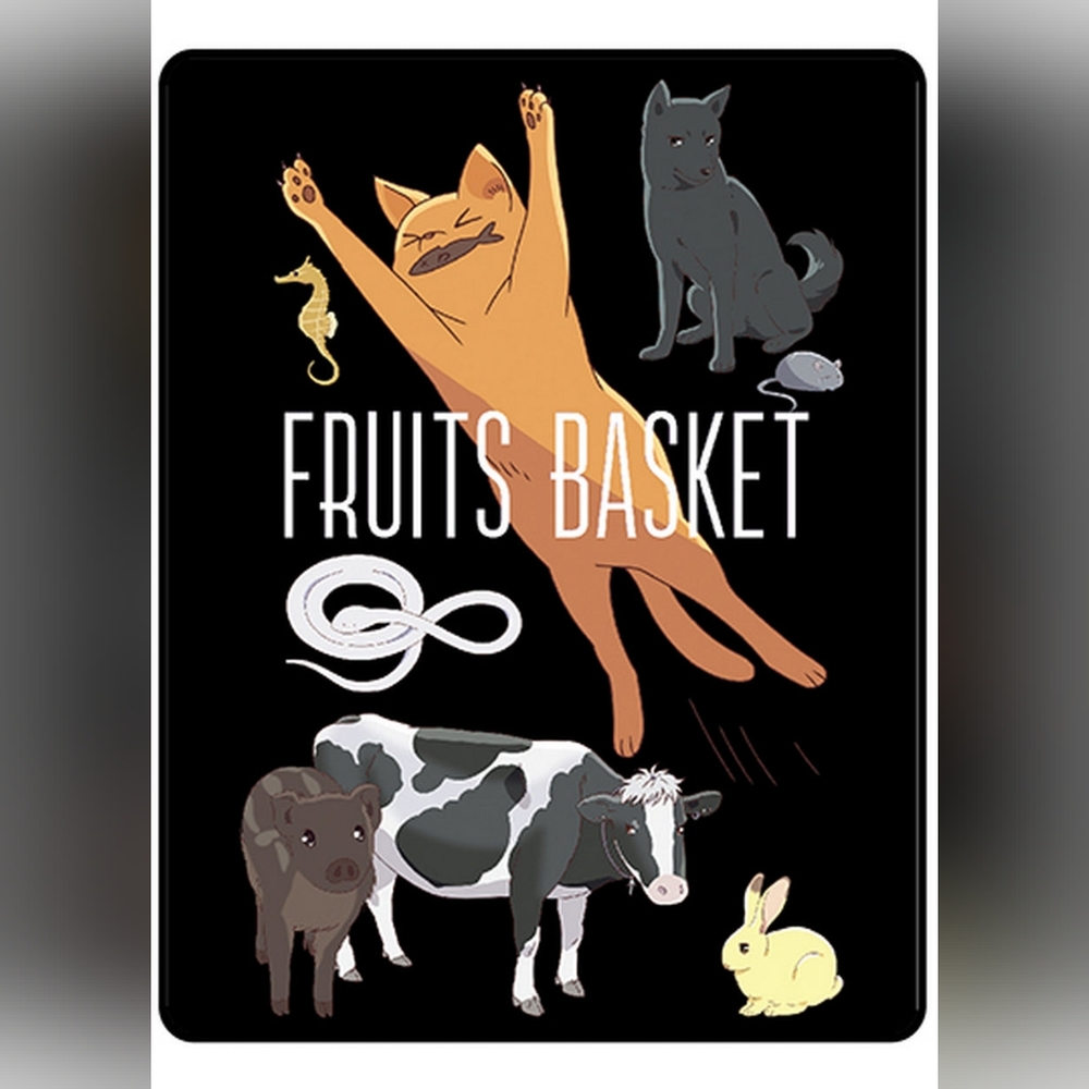 Fruits Basket - Animals Throw Blanket